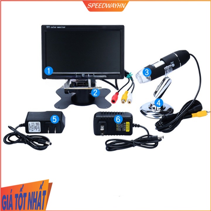 Kính Hiển Vi 1000x Kèm Màn Hình LCD 7 Inch