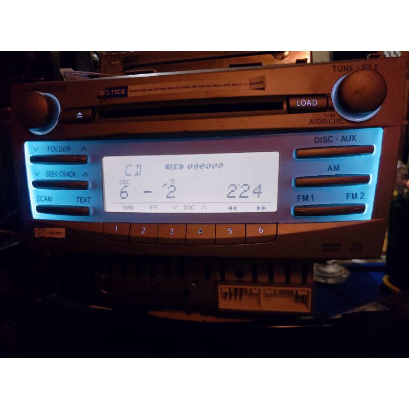 Đầu CD tháo xe camry 6 Disk + Aux.