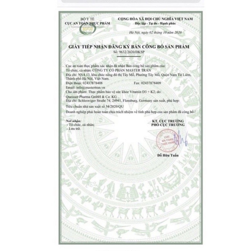 ✔️️️(Tặng Quà Xinh) VITDEKA k2+d3 Tăng cường hấp thu Canxi - Trẻ cao lớn hơn | Thế Giới Skin Care