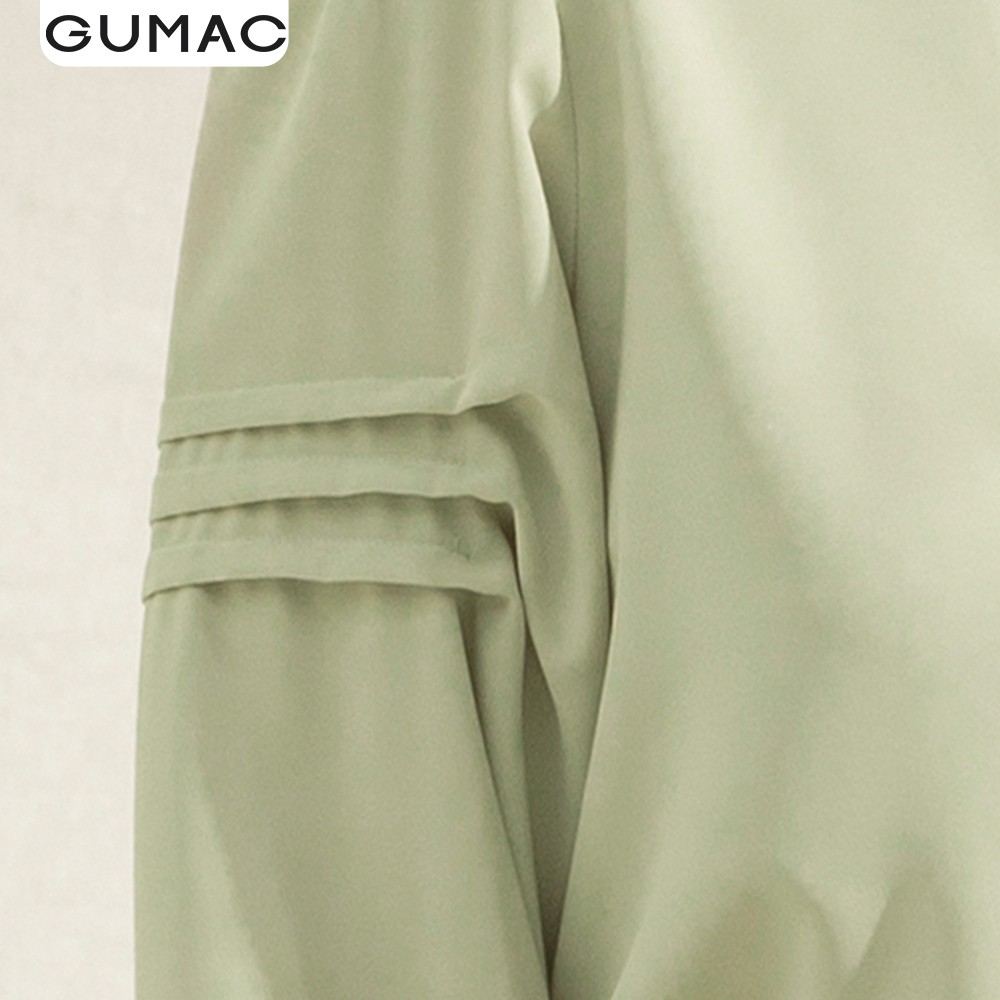 Áo cổ trụ xếp tay AA1167 GUMAC | BigBuy360 - bigbuy360.vn