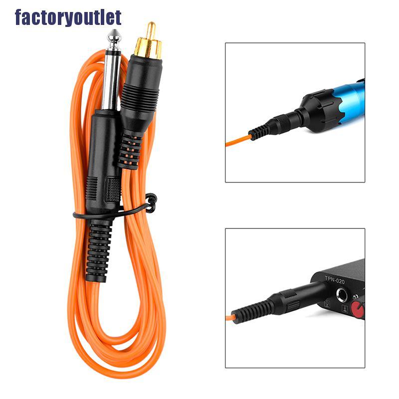 1 Dây Cáp RCA Có Móc Cho Máy Xăm Chuyên Dụng