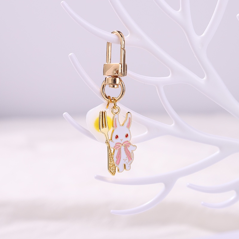 Móc khóa QIHE JEWELRY 2 mẫu hoạt hình tùy chọn đáng yêu
