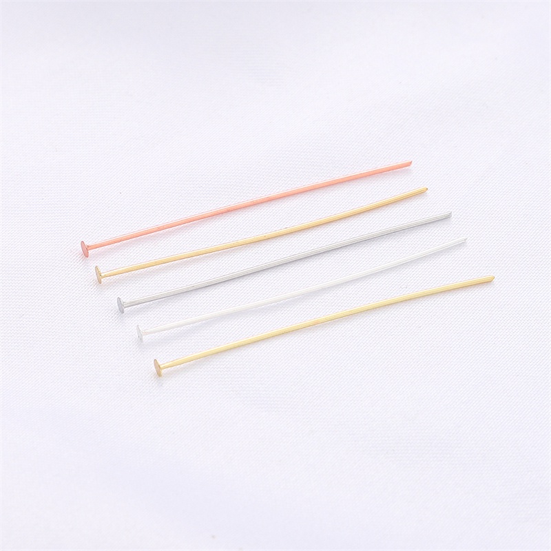 Set 50 Kim Đồng Chữ T Mạ Vàng Làm Trang Sức Thủ Công