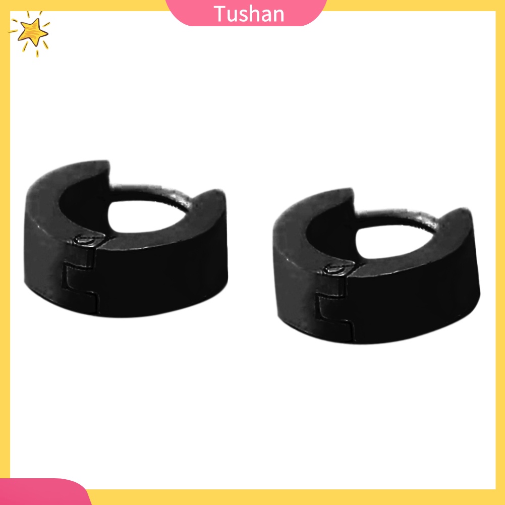 Đôi bông tai bằng thép không gỉ thời trang phong cách cho nam