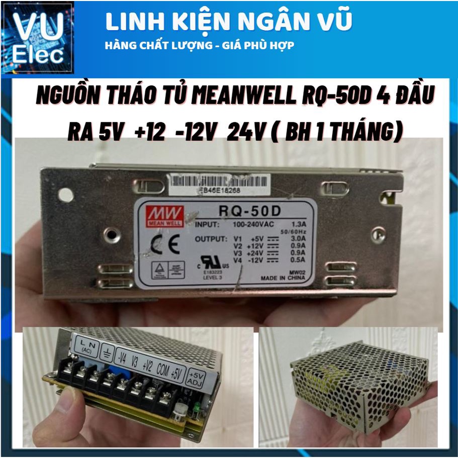 Nguồn tổ ong nhiều đầu ra 5V 12V 15V 24V UNION hoặc Meanwell hàng chính hãng tháo máy