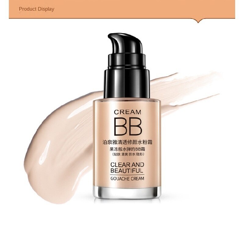 Oil Control Clear Water Cream Liquid Foundation Concealer Moisturizing Brightening Skin IsolationccCream