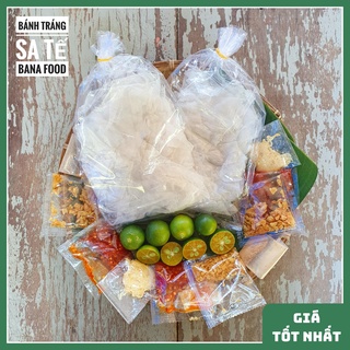 Combo 10 bịch Bánh tráng dẻo Sa tế muối nhuyễn Tây Ninh siêu cay