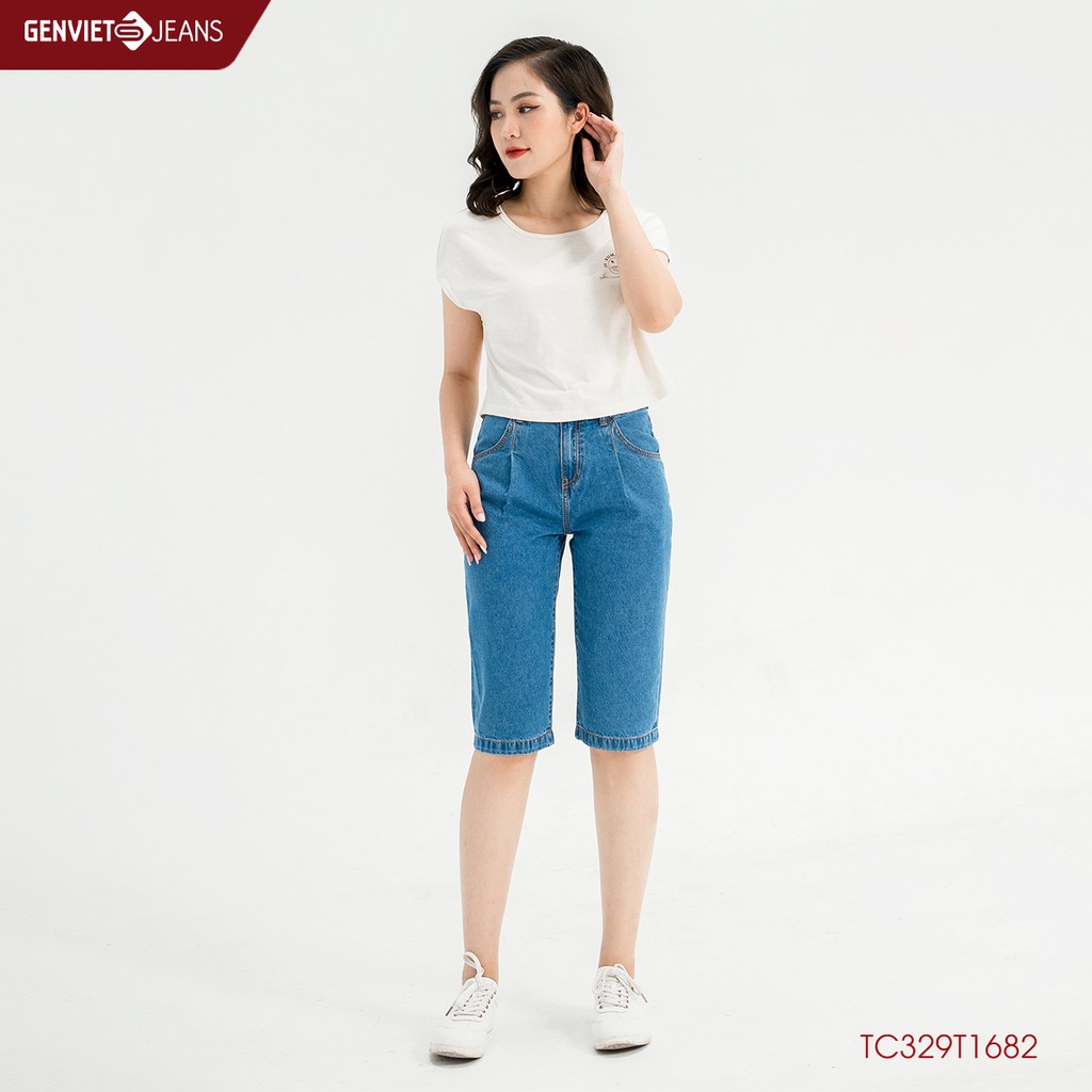 Áo Thun Cộc Tay Summer Genviet Nữ TC329T1682 GENVIET