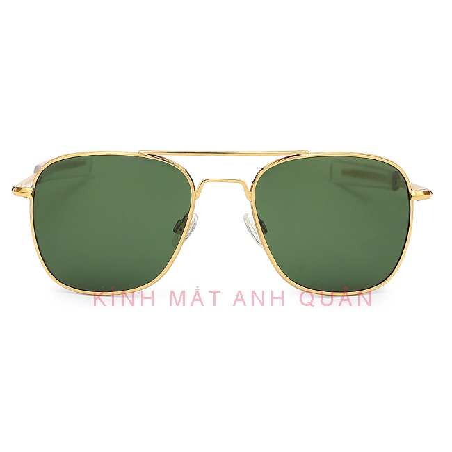 Kính mát nam đi nắng phong cách thời trang cổ điển tròng kính thủy tinh tặng hộp đựng mẫu AO01