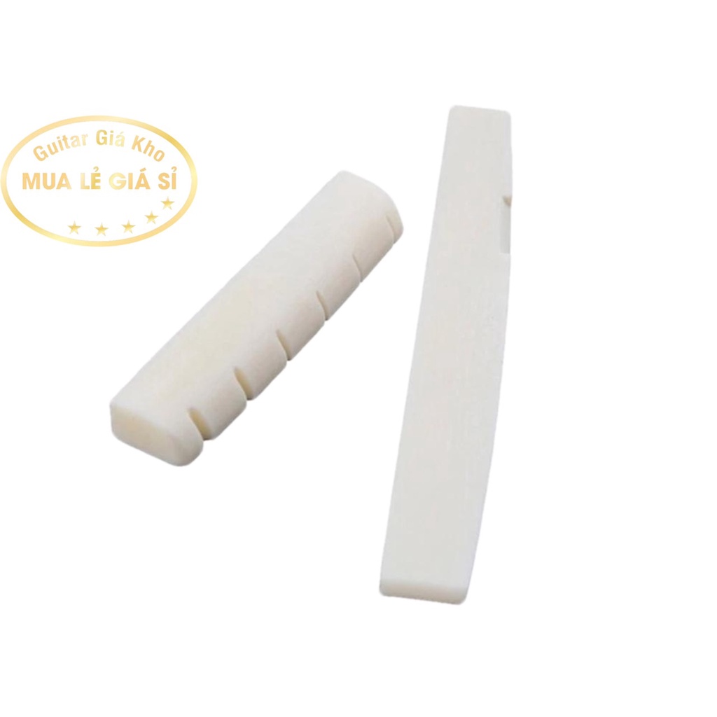 Bộ Ngựa Lược đàn guitar Acoustic bằng xương bò cao cấp