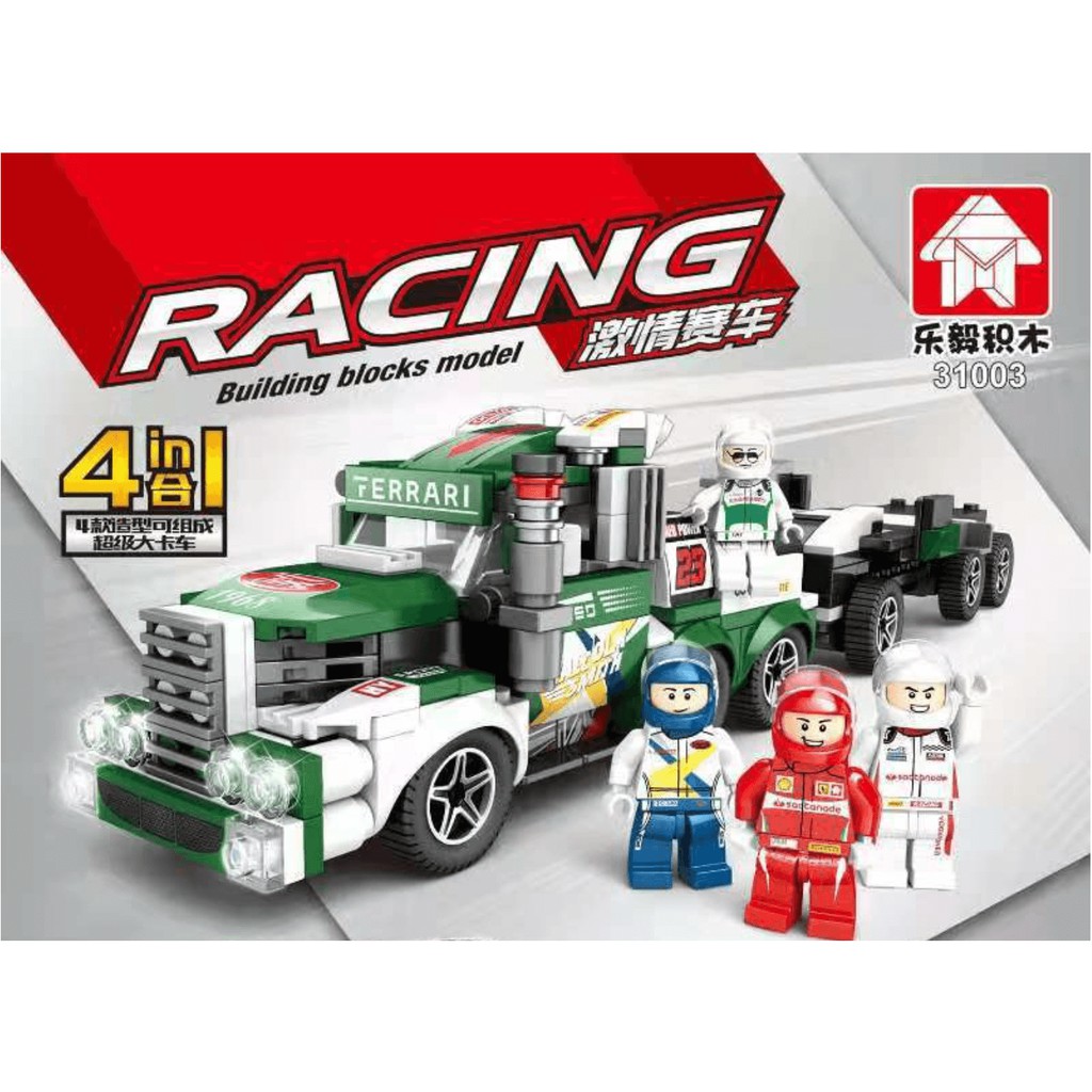 Đồ chơi lego lắp ráp xe đua / racing building block