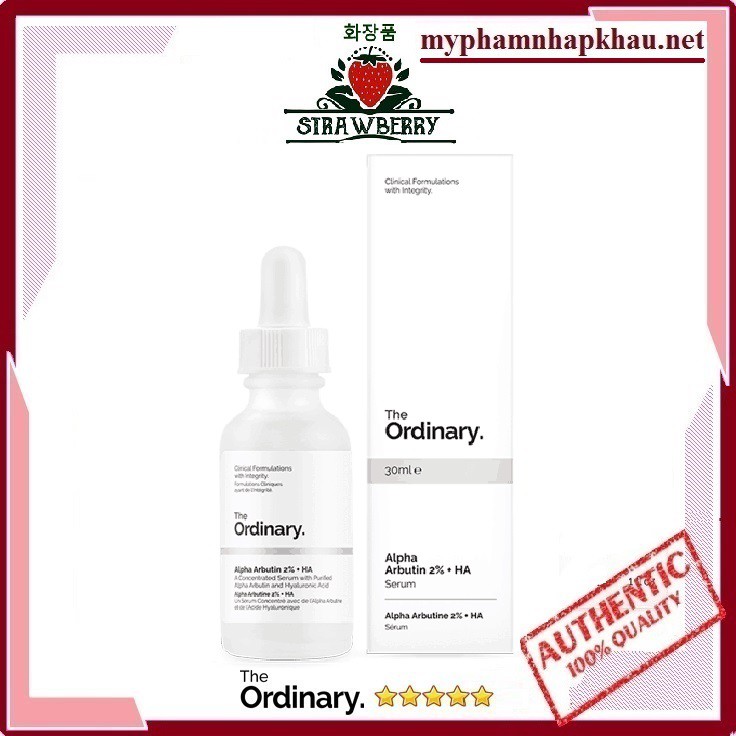 [Mã COS1904 giảm 8% đơn 300K] [Ordinary] Serum Alpha Arbutin 2% + HA trắng sáng da