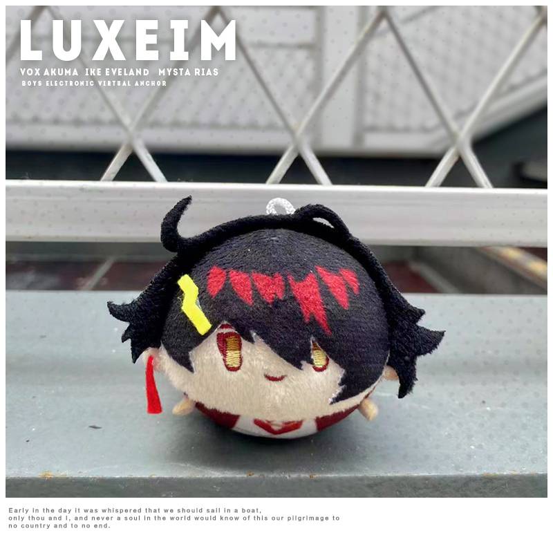 Ag Luxiem Móc Khóa Búp Bê Nhồi Bông Anime Mysta Ike NIJISANJI Vtuber