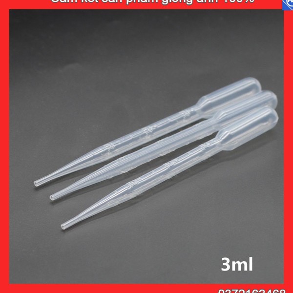 Ống nhỏ giọt Ống Pipet tiệt trùng Dùng trong phòng thí nghiệm và cá nhân