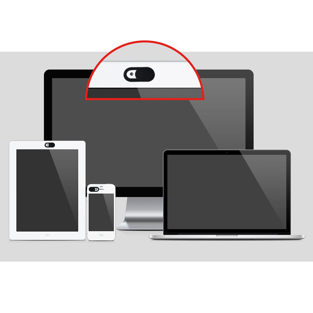 1 Miếng Kim Loại Che Webcam Mini Hình Oval | BigBuy360 - bigbuy360.vn