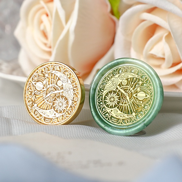 January Đầu Con Dấu Bằng Đồng Phong Cách Châu Âu Se