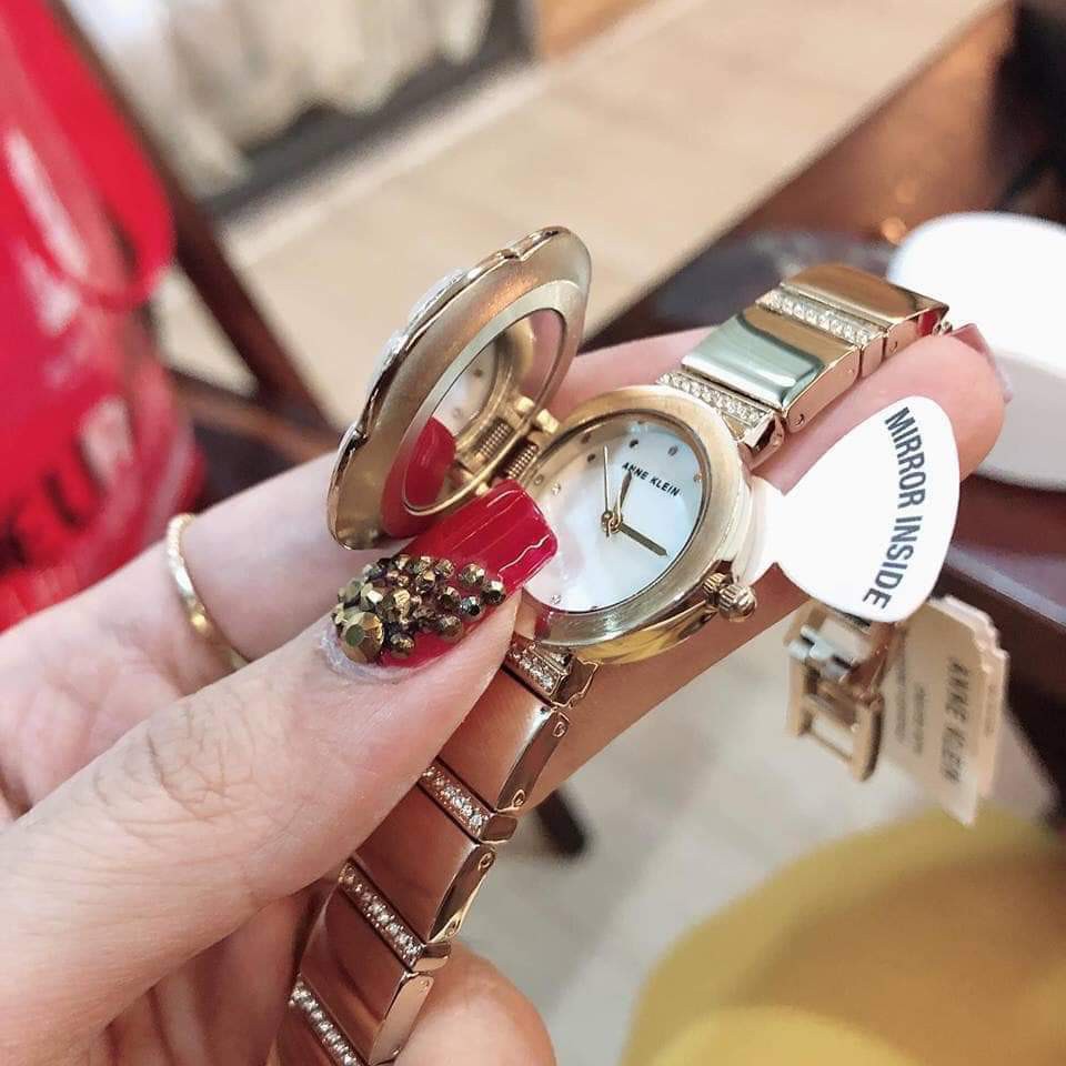 🌸ĐỒNG HỒ NỮ ANNE KLEIN HOA TRÀ