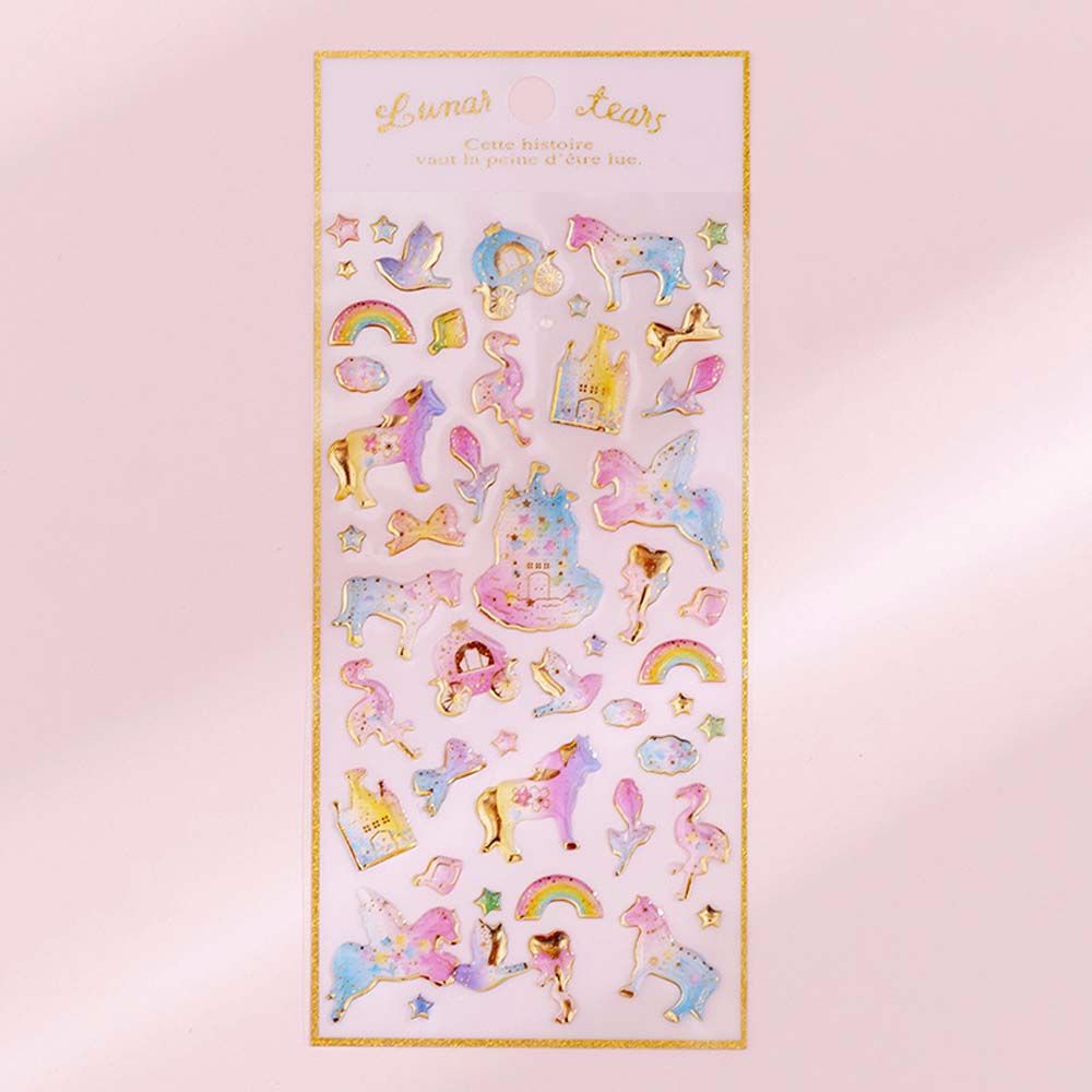 Nhãn Dán Trang Trí Hình Hành Tinh Dễ Thương