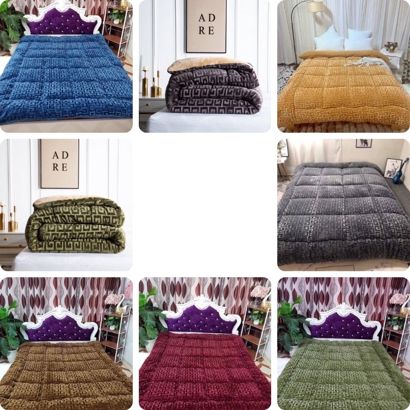 Chăn Lông Cừu Chữ Vạn Hàng Loại 1 Siêu Ấm Cao Cấp Nhập khẩu