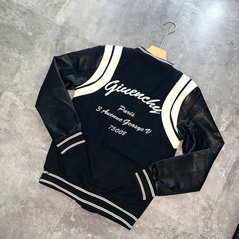 Áo da Bomber chất chơi