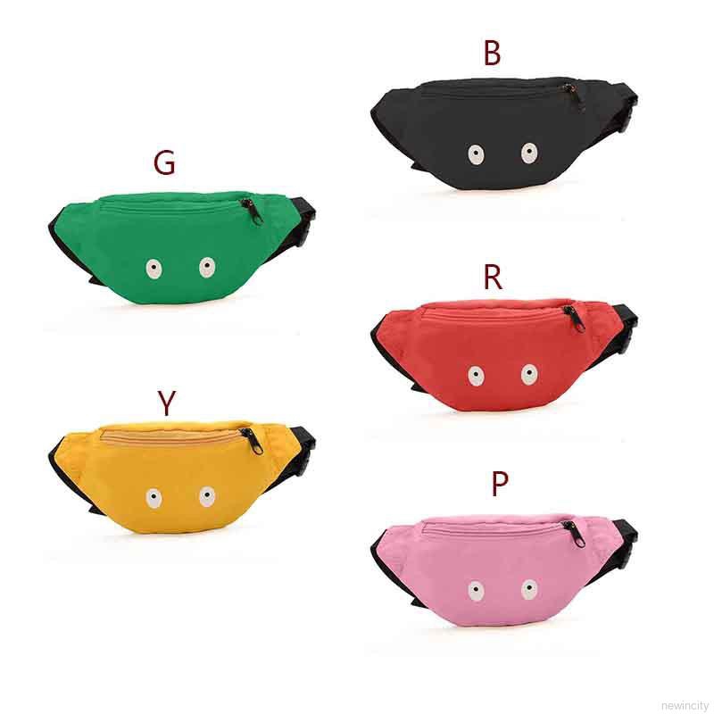 Túi đeo hông bằng vải canvas phong cách Hàn Quốc dành cho bé