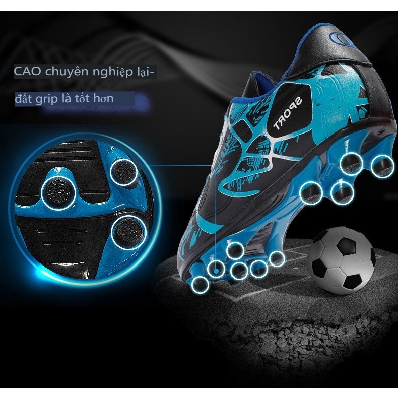 Giày bóng đá trẻ em cao cấp Giày bóng đá thanh niên Size:31-43