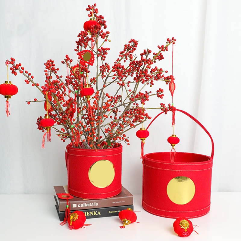 Nhánh Berry Nhân Tạo Trang Trí Cây Thông Giáng Sinh