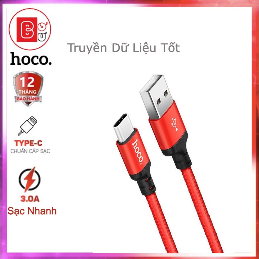 [Bh 12Th] Dây cáp sạc nhanh Hoco X14 TypeC, CHÍNH HÃNG, dành cho Samsung, Oppo, Vivo, V.v.. – Bơ Bư