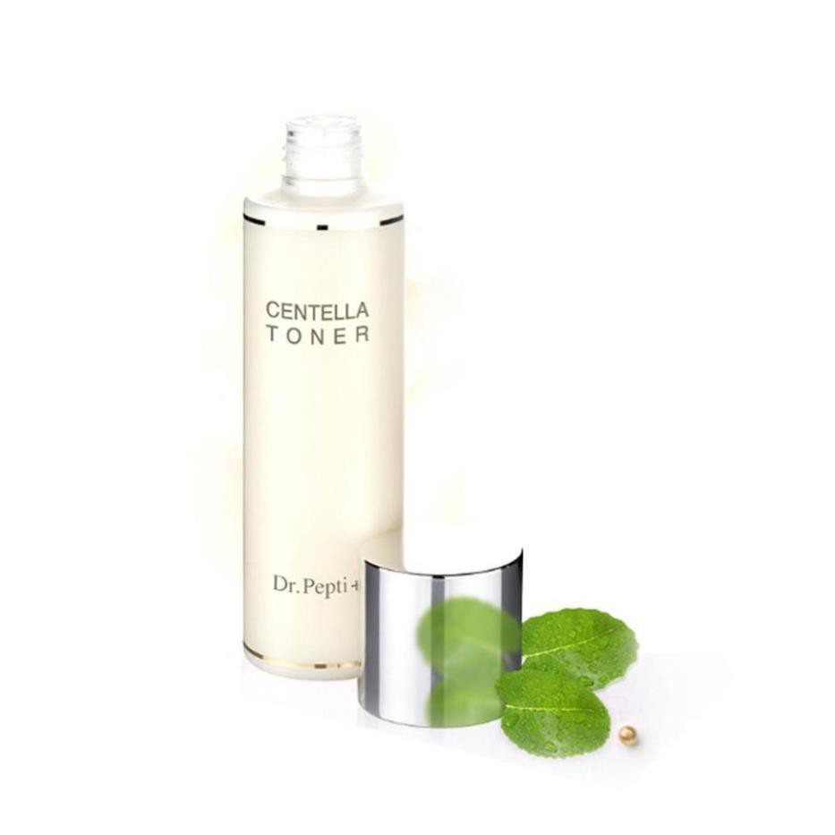 Nước hoa hồng [ Siêu Căng Bóng-Hàng AUTH] Nước hoa hồng dưỡng da Căng Bóng Dr. Pepti + Centella Toner 180ml