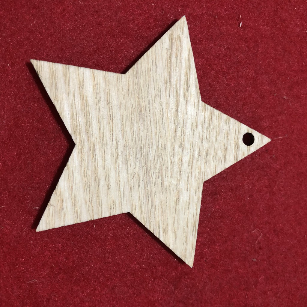 Ngôi Sao Gỗ Mộc- Phụ Kiện Trang Trí Lễ Noel, Giáng Sinh, Nhà Cửa, Decor Phòng, Chụp Ảnh Sản Phẩm