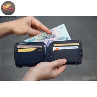 [Giá Xưởng] Ví Nam Mini Ví Sen Thật Dáng Ngang Dragon Bird Wallet
