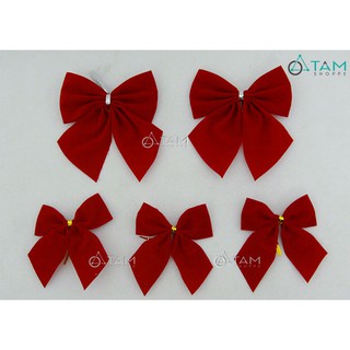 [NOEL-GIÁNG SINH-CÓ HỎA TỐC] Nơ đỏ trang trí Noel XMAS-12