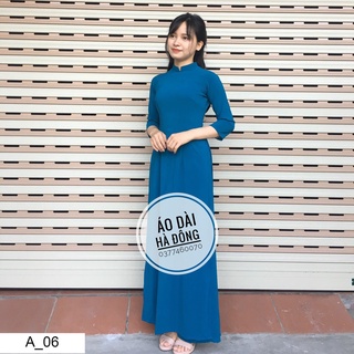 Áo dài trơn các màu cổ 2 phân