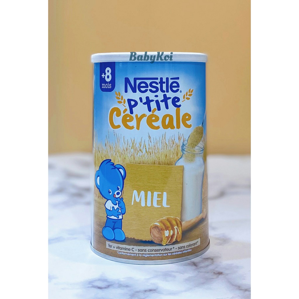Bột lắc pha sữa Nestle Pháp hộp 400G cho bé từ 6 tháng (date 2022)