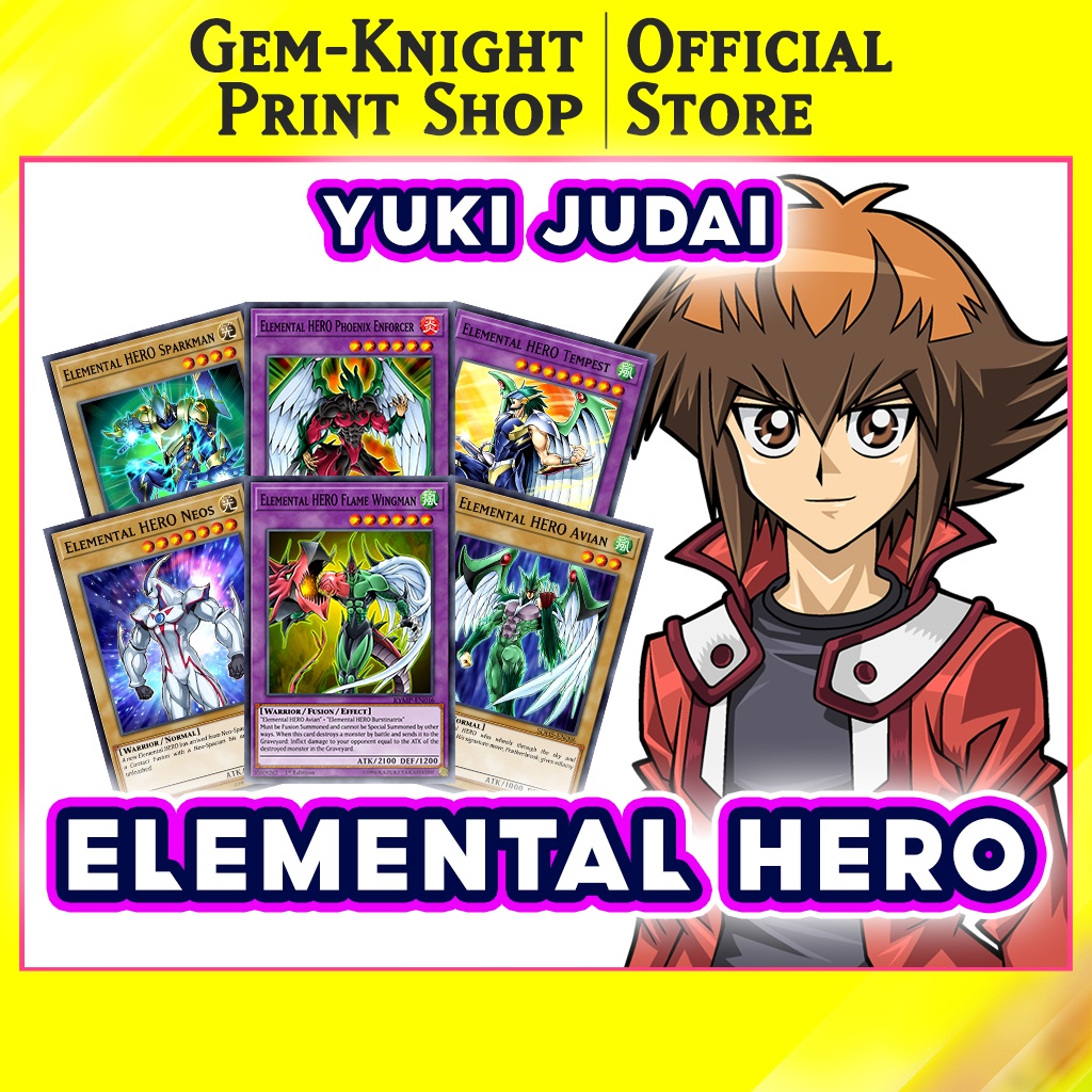 [Bài In] Bộ bài Yugioh – Elemental HERO – Yuki Judai Deck