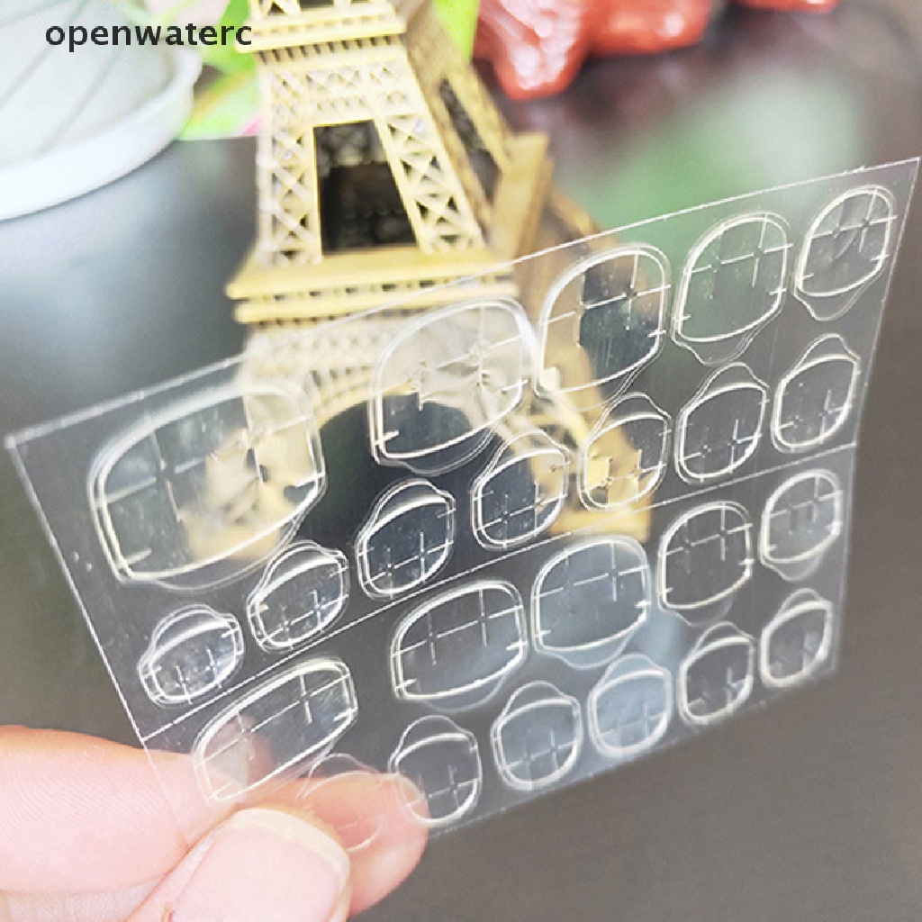 [Hàng mới về] Bộ 72 miếng dán móng tay giả bằng gum thạch xi măng tăng cường và vàng