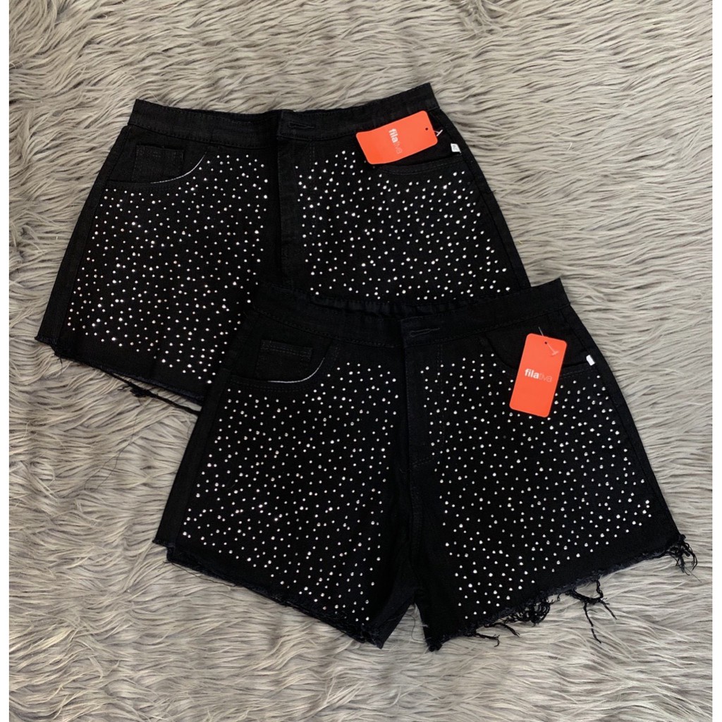 Quần short kaki đính hạt sang chảnh xinh xinh