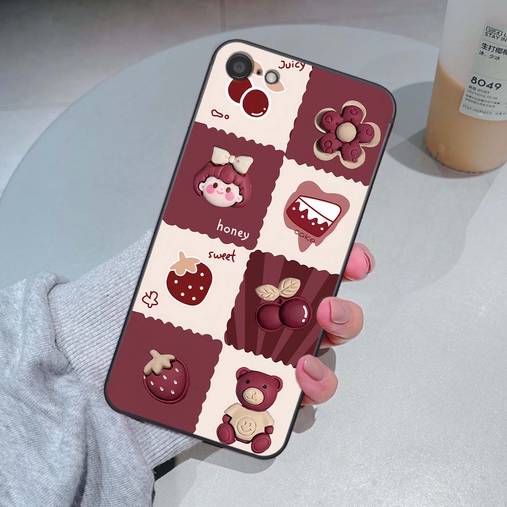 Ốp Oppo A71 / A83 in hình trái tim, caro kẹo ngọt đầy cá tính siêu đẹp siêu chất