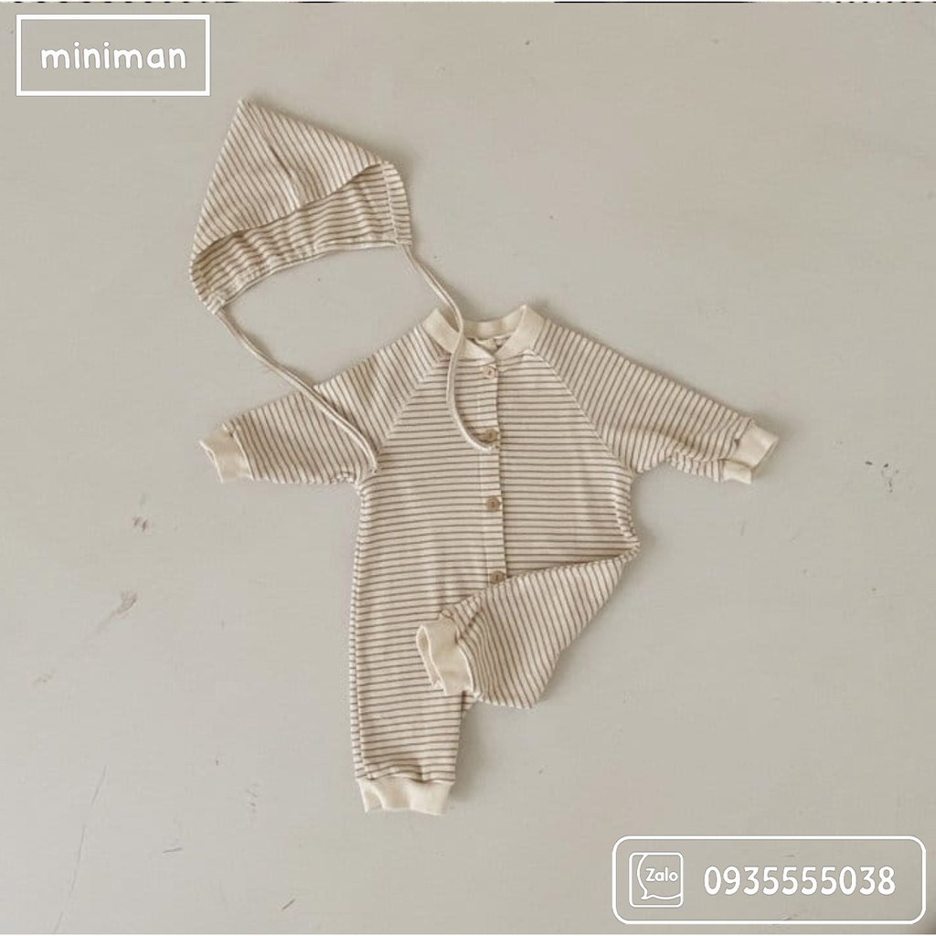 Set yếm kèm mũ dành cho bé. Hàng nội địa Hàn, chất vải cotton cao cấp, xịn đẹp.