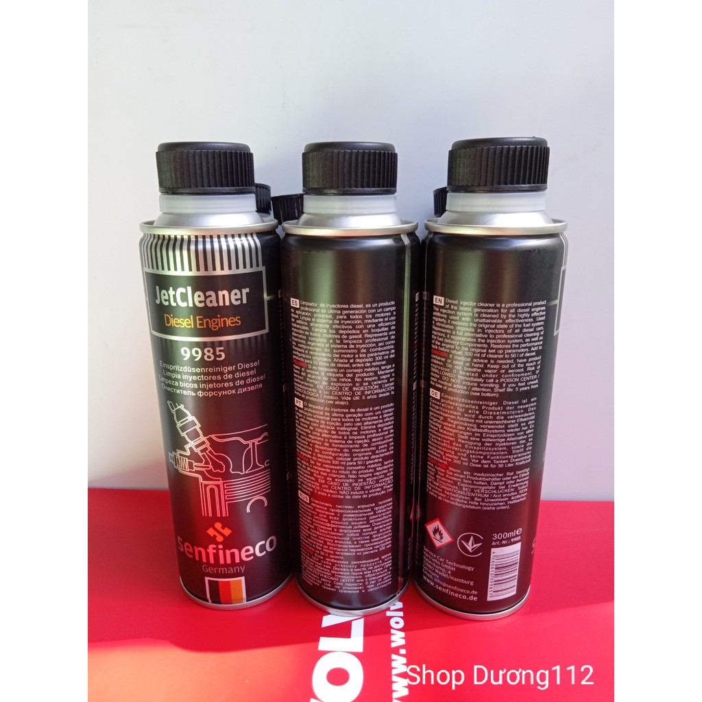Senfineco 9985 300ml - Phụ Gia Súc Rửa Kim Phun Động Cơ Diesel Jet Cleaner