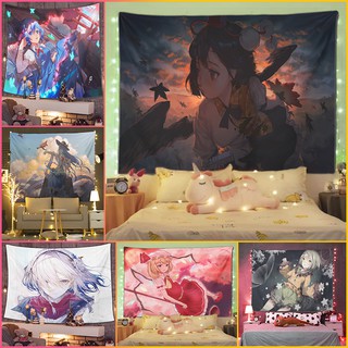 Touhou 12 [GIẢM SỐC] Tranh vải treo tường size to tặng móc treo, thảm treo tường decor phòng ngủ đẹp.