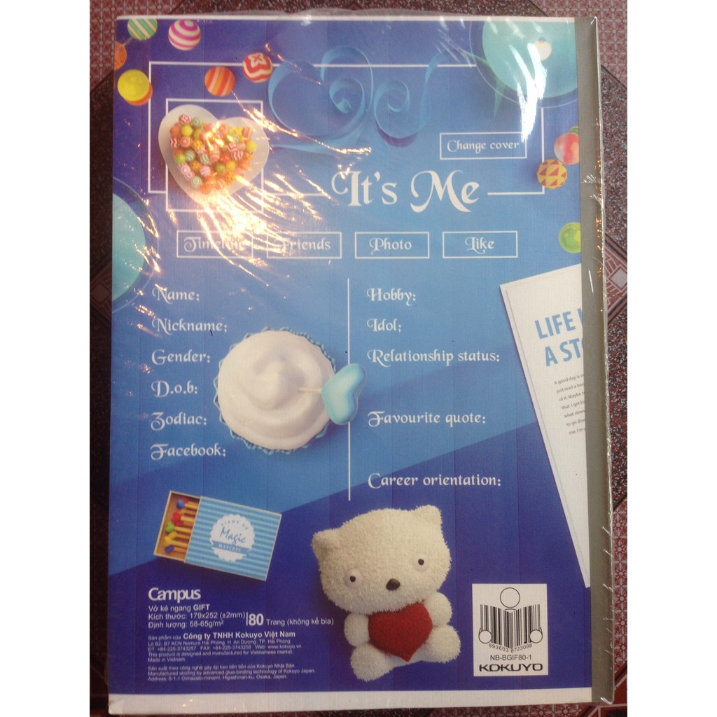 Lốc 10 cuốn vở kẻ ngang Campus GIFT 80 trang - BGIF80