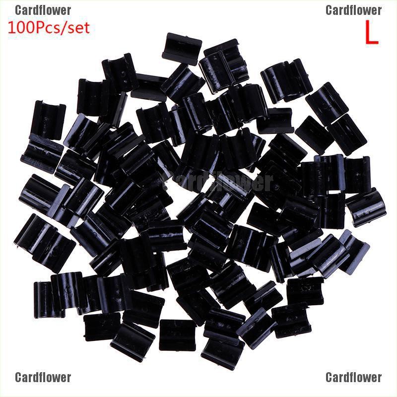 Bộ 100 Dây Buộc Tóc Co Giãn Hình Chữ U