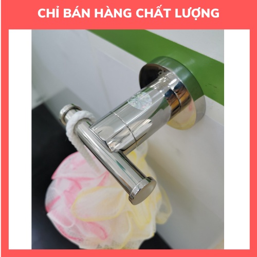 Móc treo quần áo 100% inox 304 CAO CẤP, gắn tường chắc chắn