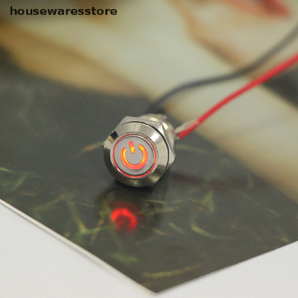 Đèn LED Kim Loại Màu Đen Chống Thấm Nước 12mm 12V