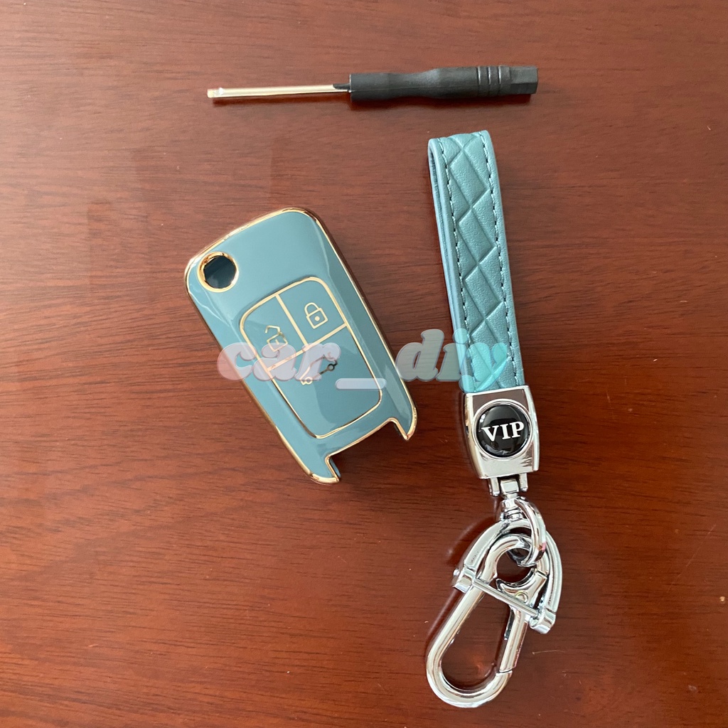 Ốp Da TPU Bảo Vệ Chìa Khóa Xe Hơi Chevrolet Cruze Aveo Captiva Buick Opel Astra Corsa