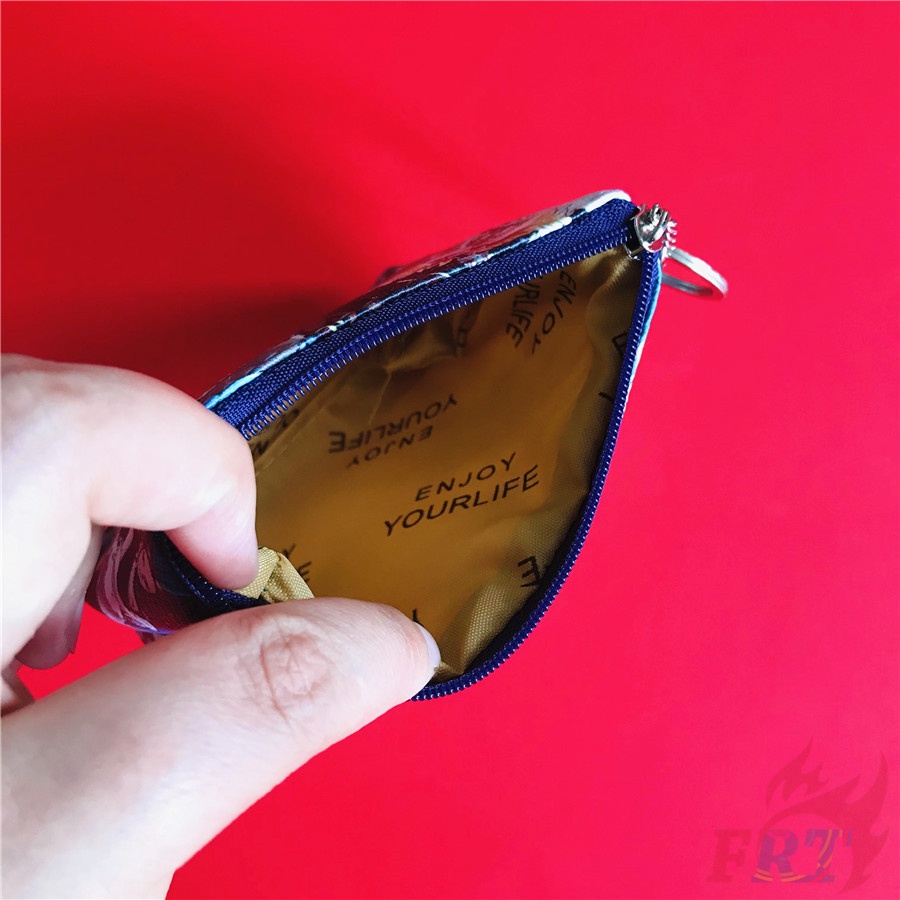 ❀ Ví Tiền Xu ONE PIECE Q-1 ❀ 1 Ví Da PU Cầm Tay In Hình Anime One Piece