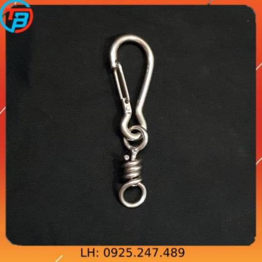 Móc Bấm An Toàn Inox Loại Lớn 30x120mm Phụ Kiện Hỗ Trợ Nâng Đỡ Kết Nối Đồ Kim Khí Và Hàng Hóa