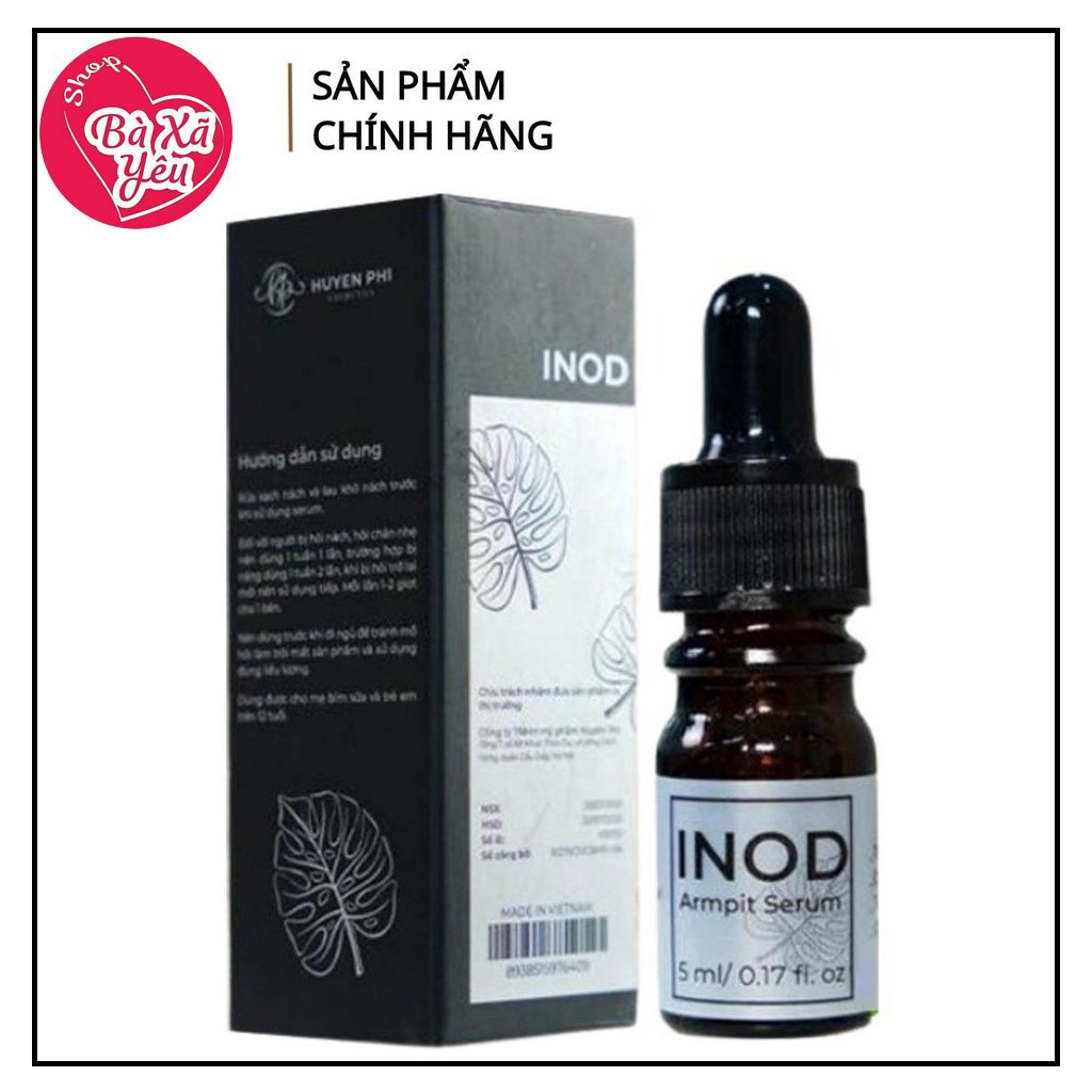 Serum Khử Mùi Hôi Nách INOD Huyền Phi, Khử Mùi Hôi Chân , Mùi Cơ Thể , Giảm Thâm, Khô thoáng giảm thâm hôi hương thơm tự