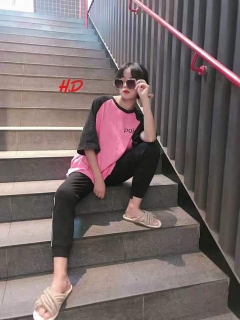 Áo phông Point raglan HDA0719